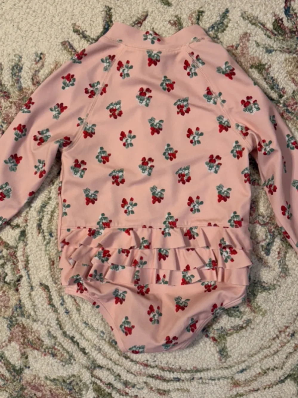Janie and Jack strawberry rash guard